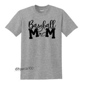Baseball Mom Graphic T-Shirt
